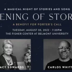 Porter’s Call Announces Annual “Evening Of Stories” Will Be Held August 30
